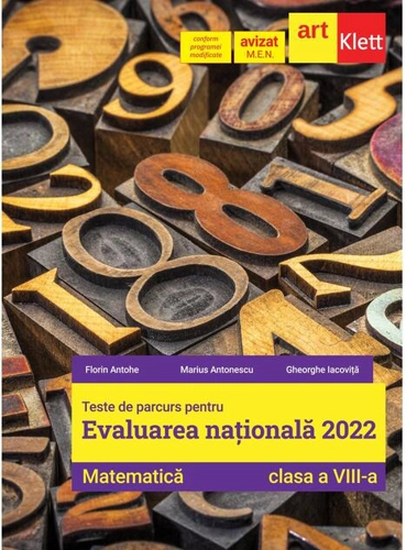 Matematică. Clasa a VIII-a. Teste de parcurs pentru evaluarea națională 2022