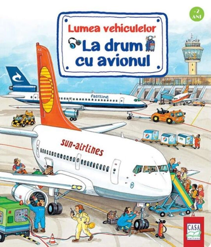 La drum cu avionul