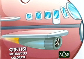 Avionul. Carte de colorat