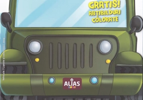 Jeep. Carte de colorat