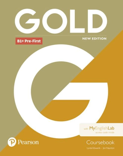 GOLD B1+ Pre-First 2018 Coursebook & My English Lab