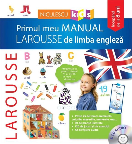 Primul meu manual Larousse de limba engleză + CD audio