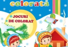 Iarna colorată, 3-5 ani. Jocuri de colorat