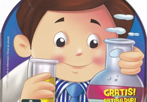 Omul de știință. Carte de colorat