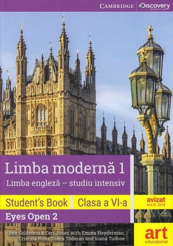 Limba engleză (studiu intensiv). Clasa a VI-a. Cartea elevului (Student's book - Eyes Open 2)