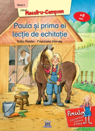 Paula și prima ei lecție de echitație