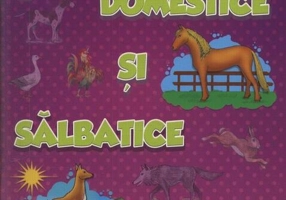 Animale domestice și sălbatice 5+. Carte de colorat cu abțibilduri