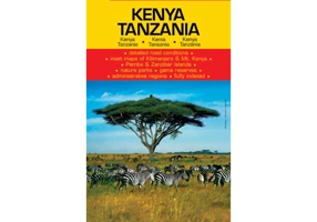 Hartă rutieră Kenya, Tanzania