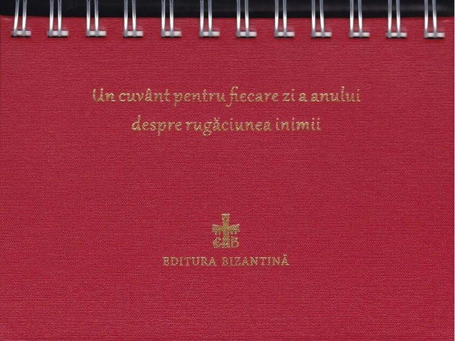 Calendar Un cuvânt pentru fiecare zi a anului despre rugăciunea inimii