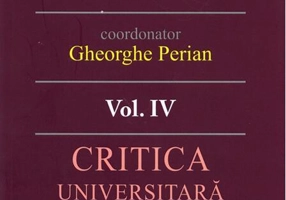 Studii de literatură română recentă. Critica universitară clujeană (Vol. 4)