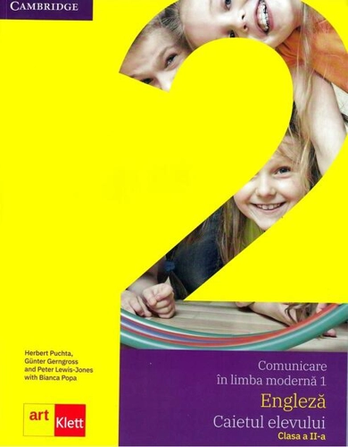 Comunicare în limba modernă 1 - Engleză. Caietul elevului. Clasa a II-a + CD