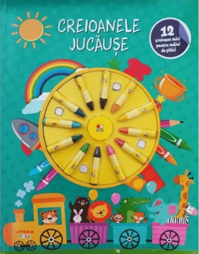 Creioanele jucăușe - carte de colorat
