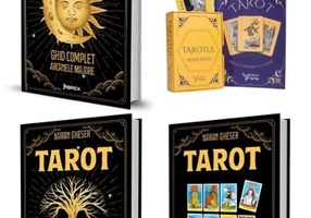 TAROT Kit Complet: Set 78 de Carti de TAROT + 4 Carti despre TAROT