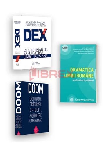 Pachet Cartile Fundamentale ale limbii romane: DEX + Gramatica + DOOM 3, Editia 2022