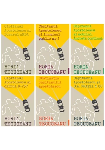 Pachet Horia Tecuceanu. Set 6 carti Capitanul Apostolescu