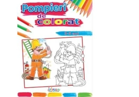 Pompieri de colorat