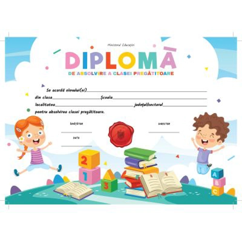 Diploma de absolvire a clasei pregatitoare (DZC01)