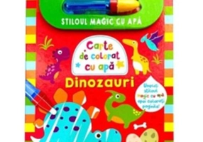 Dinozauri. Carte de colorat cu apa. Stiloul magic cu apa