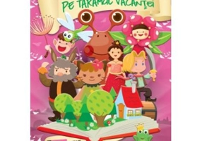 Cu o carte pe taramul vacantei. Citeste si coloreaza, pentru clasa pregatitoare