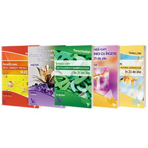 Seria Invata in 21 de zile, pachet special format din 5 carti