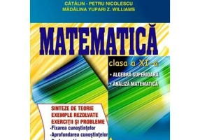 Culegere de exercitii. Matematica, Clasa a 11-a. Sinteze si teorie. Algebra superioara, Analiza matematica - Catalin Petru Nicolescu
