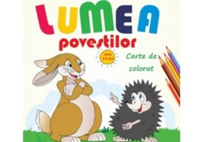 Lumea povestilor - Carte de colorat 3-5 ani
