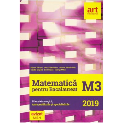 Bacalaureat Matematica M3. Filiera tehnologica, toate profilurile si specializarile