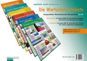 Die Wortschatz-Plakate Ubungsheft und 6 Plakate Ausgewahlter Wortschatz der Niveaustufen A1–B1 - Renate Luscher