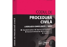 Codul de procedura civila. Septembrie 2022. Editie tiparita pe hartie alba