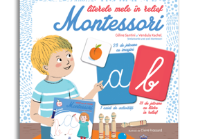 Literele mele in relief Montessori - Céline Santini