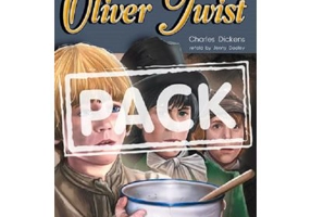Literatura adaptata pentru copii Oliver Twist Set cu CD