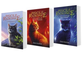 Pachet Pisicile Razboinice. Seria 5. Zorii clanurilor. Calea Soarelui, Cartile 25 - 27 - Erin Hunter