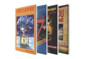Radu Cinamar, set 4 carti - Viitor cu cap de mort, Misterul din Egipt, Pergamentul secret, 12 zile
