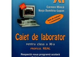 Caiet de laborator pentru clasa a 11-a Profil real. Teste de evaluare a cunostintelor - Carmen Minca