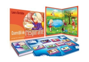 Exercitii de respiratie. Program educational distractiv, kit logopedic - Laura Hardalau