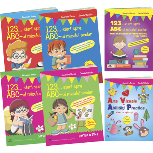 Set 6 carti 123... Start spre ABC-ul micului scolar