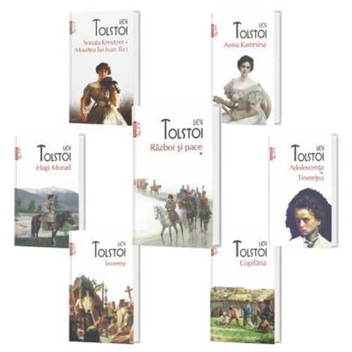 Pachet format din 7 titluri Adolescenta, Hagi Murad, Anna Karenina, Sonata Kreutzer. Moartea lui Ivan Ilici