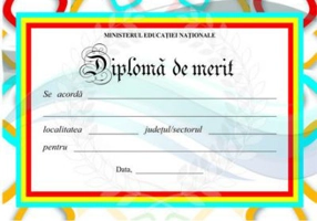 Diploma scolara de MERIT (DLFD010B)