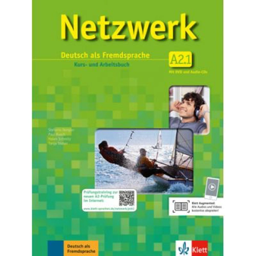 Netzwerk A2. 1, Deutsch als Fremdsprache. Kurs- und Arbeitsbuch mit DVD und 2 Audio-CDs
