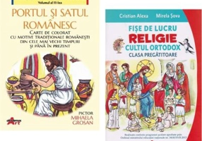 Pachet Portul si satul Romanesc plus Fise de lucru Religie