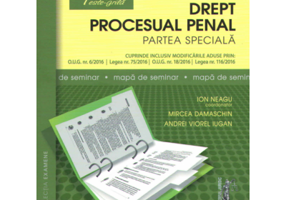 Drept procesual penal. Partea speciala. Mapa de seminar