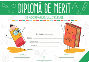 Diploma de merit (Invatamant primar) DLF3