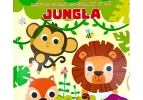 Jungla. Carte de colorat reutilizabila cu apa