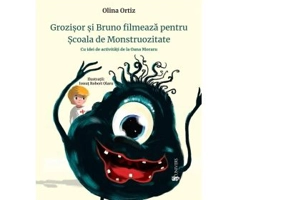 Grozisor si Bruno filmeaza pentru Scoala de Monstruozitate. Cu idei de activitati - Olina Ortiz