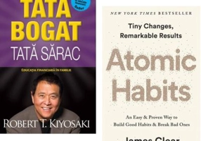 Pachet 2 carti: Tata bogat, tata sarac si Atomic Habits, Robert T. Kiyosaki si James Clear