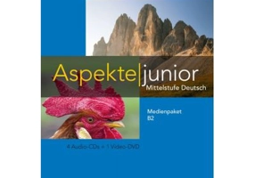 Aspekte junior B2, Medienpaket (4 Audio-CDs + Video-DVD). Mittelstufe Deutsch - Ute Koithan