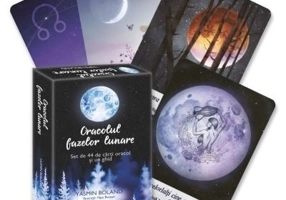 Oracolul fazelor lunare. Set de 44 de carti oracol si un ghid - Yasmin Boland