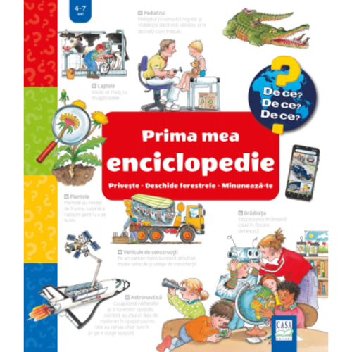 Prima mea enciclopedie. Priveste. Deschide ferestrele. Minuneaza-te - Andrea Erne, Wolfgang Metzger