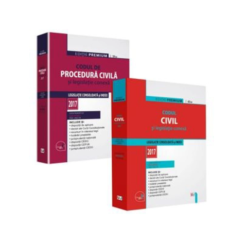 PACHET Codul civil si Codul de procedura civila. Editie PREMIUM. Legislatie consolidata si index