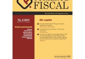 Curierul fiscal nr. 3/2019